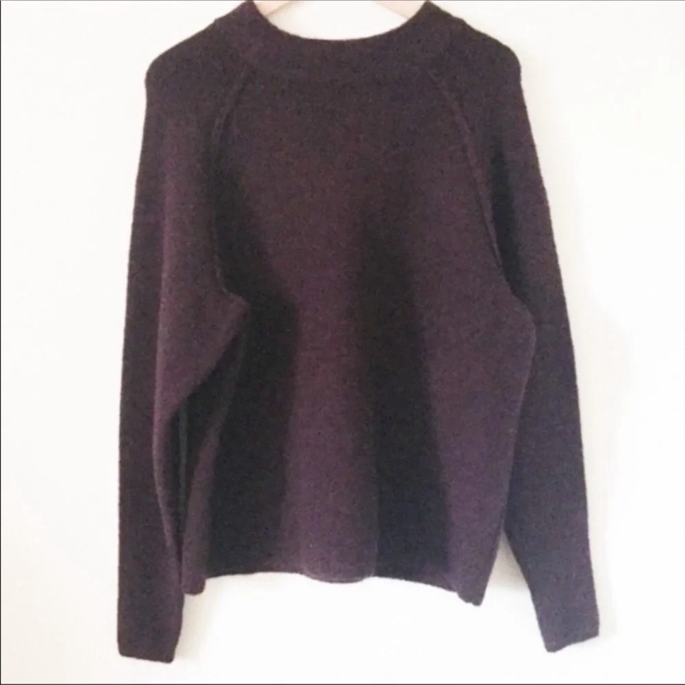 Free People Pullover Oversized Sweater | Eggplant